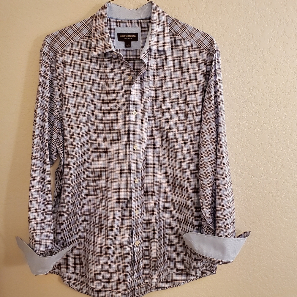 Johnston & Murphy long sleeve casual shirt.